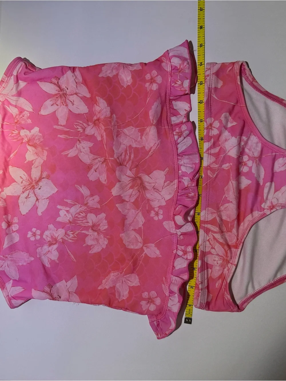 2 suits! Gymboree swim patriotic rashguard/bottomNWT &  Floral Tankini & bottom